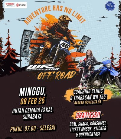 Adventure Has No Limit WR 155R Off Road : SENSASI BARU URBAN ADVENTURE !