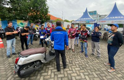 CIPTAKAN BUDAYA AMAN BERKENDARA, YAMAHA STSJ BERIKAN EDUKASI SAFETY RIDING