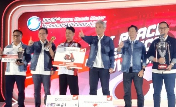 Service Advisor Perwakilan MPM Honda Jatim Terbaik di Technical Skill Contest 2024