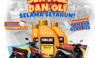 Yamaha STSJ : BERIKAN FASILITAS SERVICE & OLI GRATIS SELAMA SETAHUN