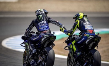 The Doctor Belum Habis, Valentino Rossi Rebut Podium Ketiga Moto GP Andalusia