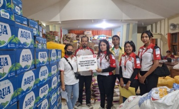 MPM Honda Jatim dan Yayasan AHM Salurkan Bantuan Erupsi Gunung Lewotobi Laki-Laki NTT