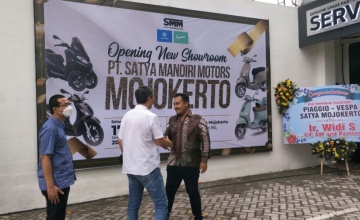 Terus Perkuat Layanan Premium di Jawa Timur, PT. Piaggio Indonesia Buka Dealer Piaggio Vespa di Mojokerto