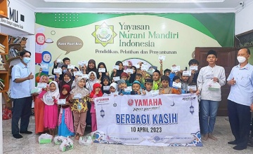 Yamaha STSJ : PEDULI KASIH BERBAGI KEBAHAGIAAN DI PANTI ASUHAN