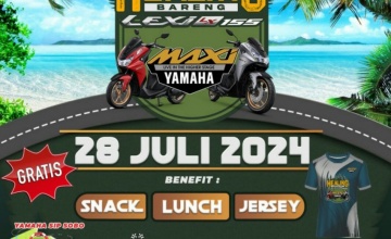 YAMAHA STSJ GELAR HEALING BARENG LEXI LX 155, CATAT TANGGAL & LOKASINYA