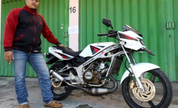 Kawasaki Ninja R 150&quot; 2015, Sidoarjo : UP GRADE PAKET CORONA