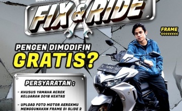 Yamaha STSJ : DAPATKAN KESEMPATAN MODIFIKASI GRATIS YAMAHA AEROX !