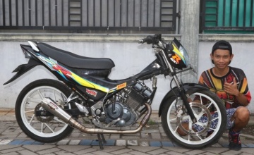 Suzuki Satria-F, Madiun : SENGATAN KNALPOT RAT BORE UP 200 CC