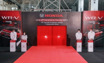 PT HONDA PROSPECT MOTOR MEMULAI PRODUKSI MASSAL HONDA WR-V DI INDONESIA