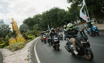 Yamaha N MAX Tour Boemi Nusantara : MENGUJI AERODINAMISNYA N MAX TURBO DI PESISIR SITUBONDO