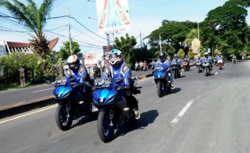 Puncak Pelaksanaan bLU cRU Fun Riding “Road to Mandalika”, Jajal All New R15 Connected di Bali dan Lombok