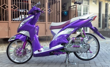 Honda Vario 2011 Sidoarjo : VIOLET RED BLINK BLINK