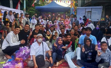 YAMAHA STSJ BERIKAN DONASI DI HARI RAYA ANAK YATIM